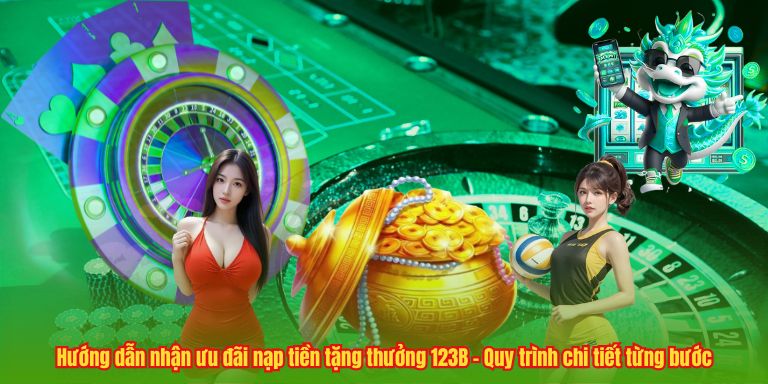 Hướng dẫn nhận ưu đãi nạp tiền tặng thưởng 123B - Quy trình chi tiết từng bước